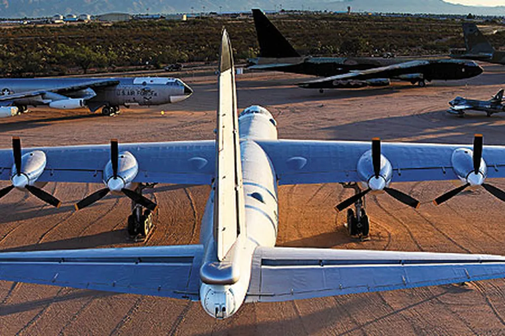 </i>Fort Worth</i>, a B-36J, basks in restored glory.