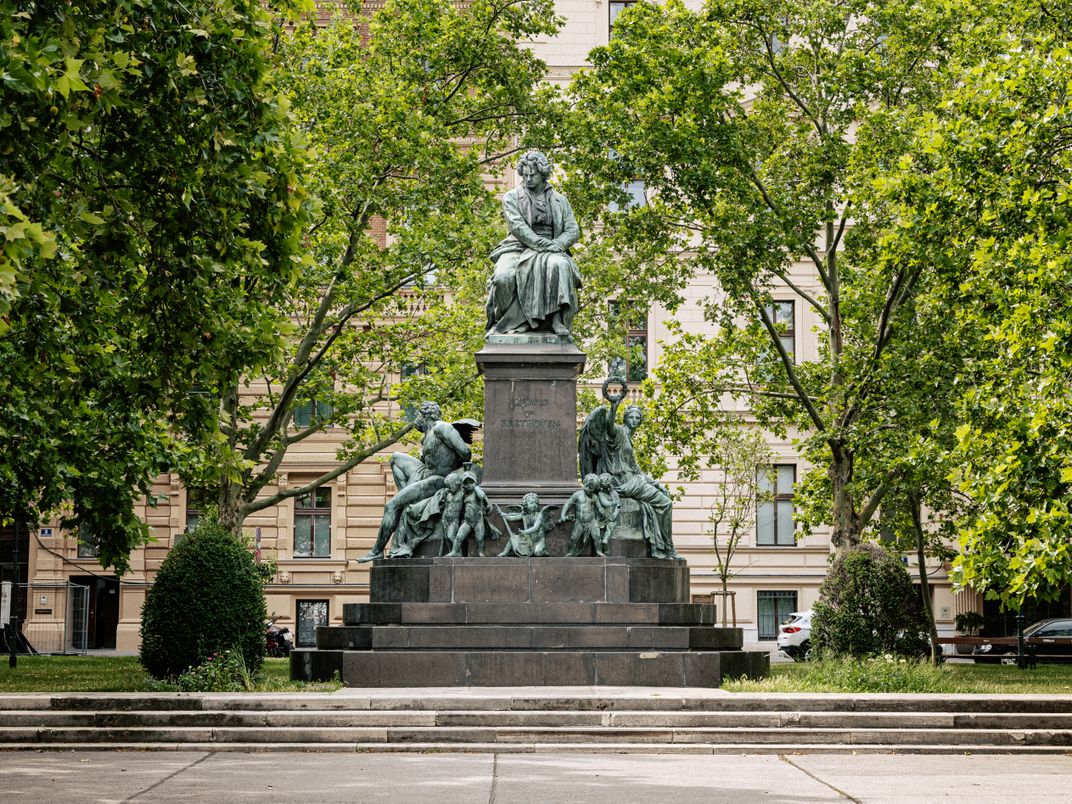Beethoven Monument in Beethovenplatz. Credit: Vienna Tourism Bureau / Paul Bauer