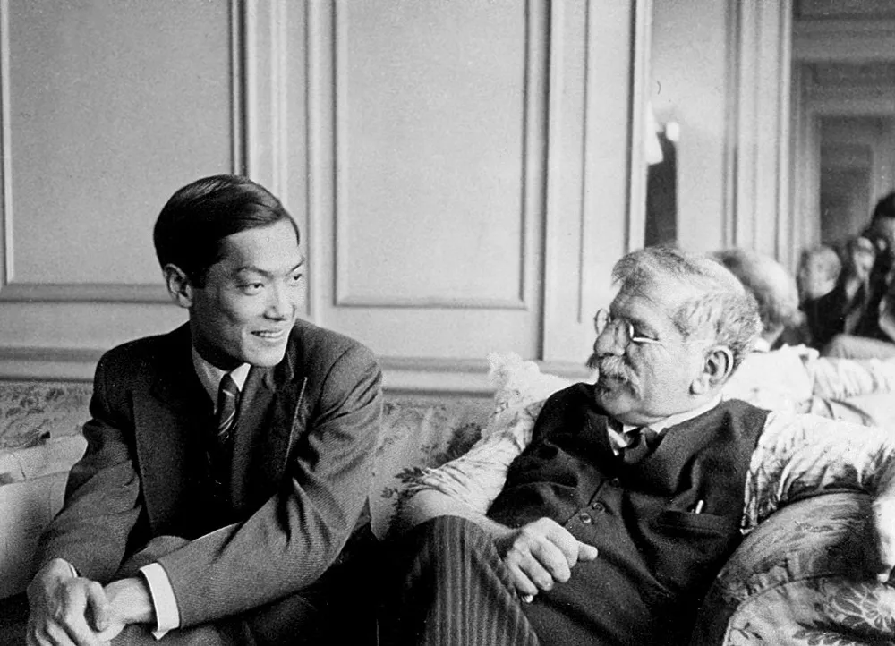 Li Shiu Tong and Magnus Hirschfeld at the 1932 conference for the World League for Sexual Reform