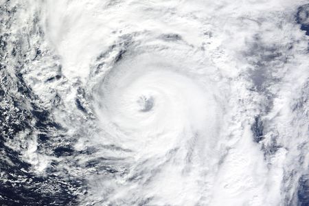 Hurricane Alex as seen by NASA satellite on January 14, 2016