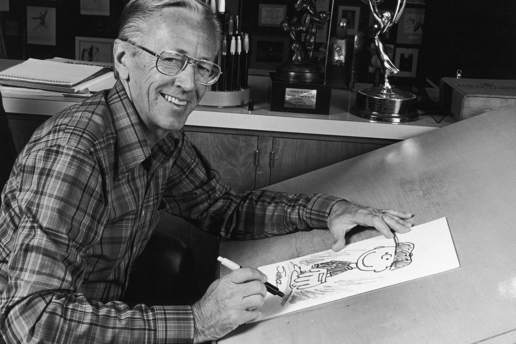 Charles M. Schulz black and white
