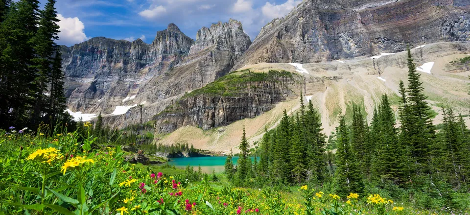  Landscape of Glacier National Park 