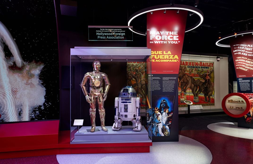 View of the Droids in the Entertainment Nation exhibition