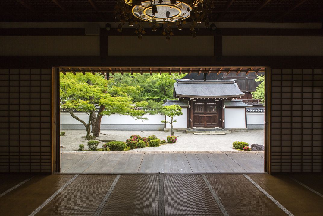 Traditional garden in Kyoto