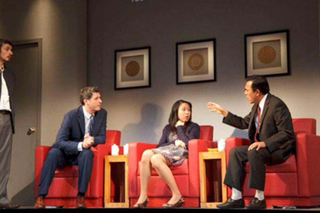 Production shot of "Chinglish."