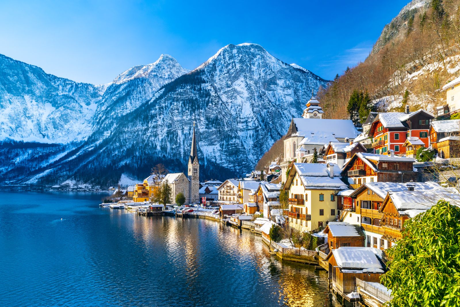Austrian Alps Town, Painting by Numbers