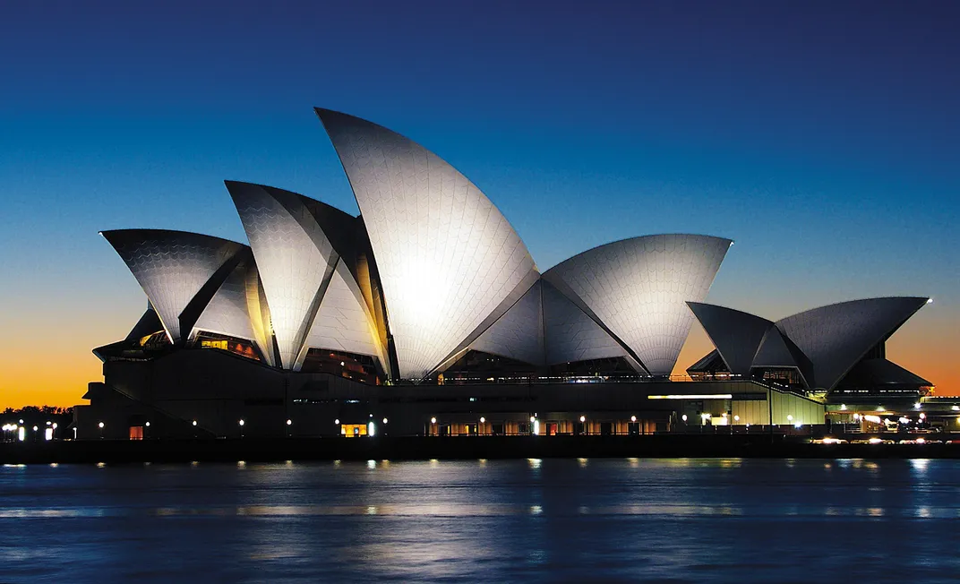 Sydney Opera House at night
