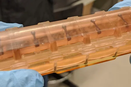 Heart tissues within one of the launch-ready chambers