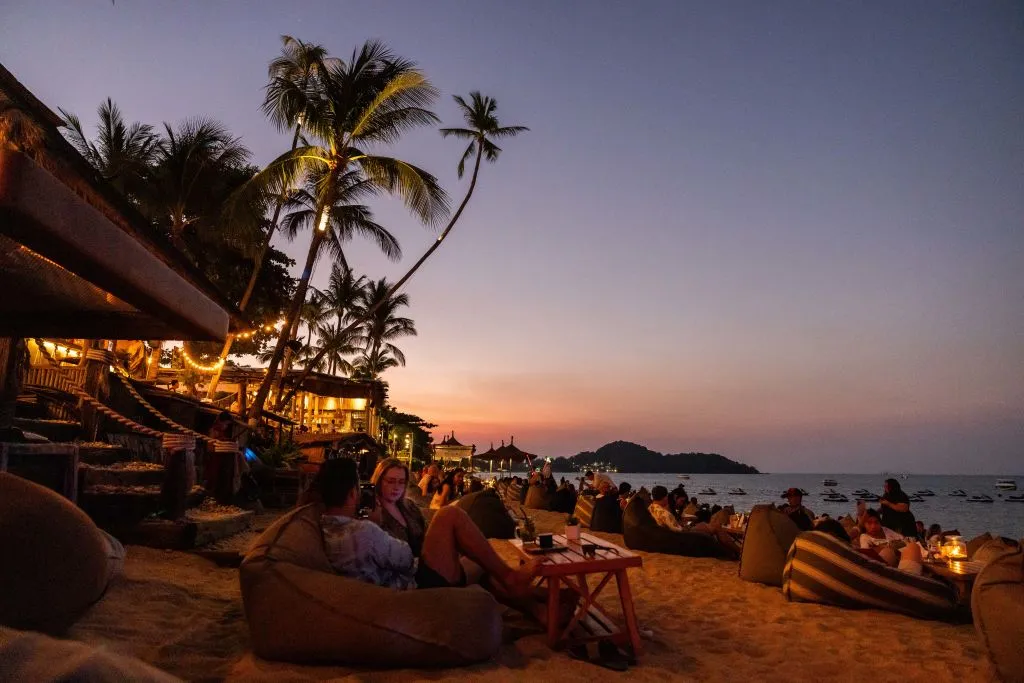 Coco Tam's beachside restaurant on Bo Phut Beach in Koh Samui