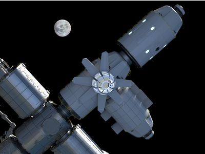 At first Axiom's modules would be attached to the International Space Station.  Eventually, the company wants to have a separate station in orbit. 