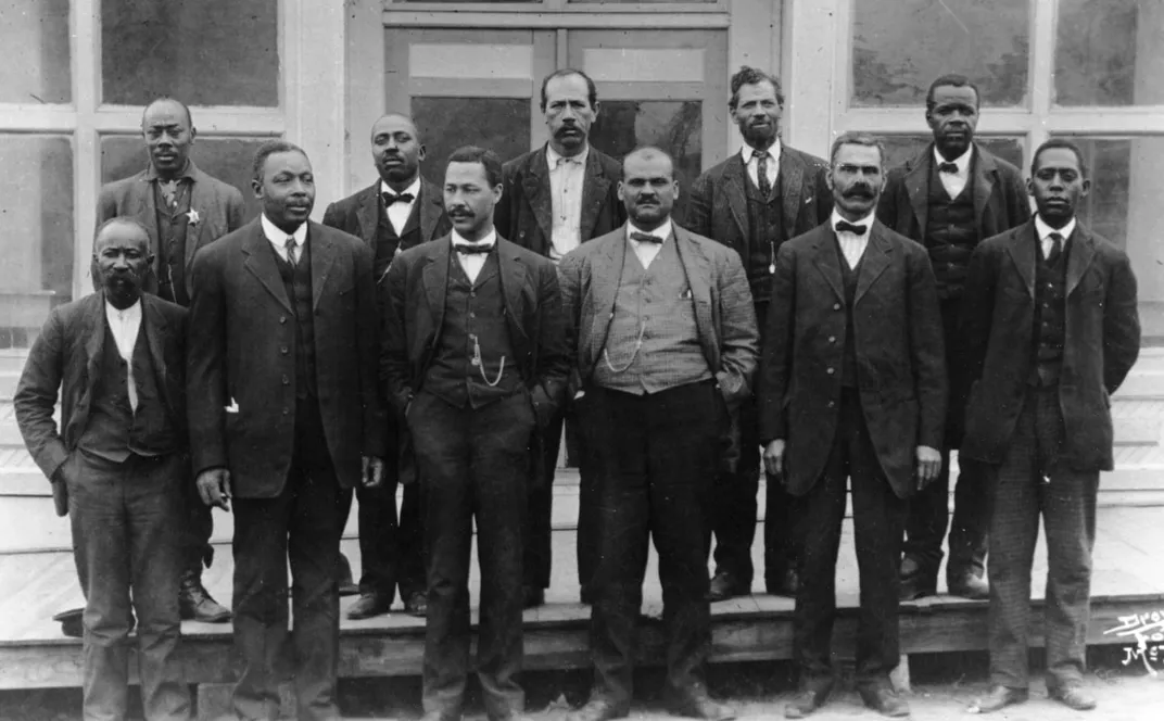 The Boley, Oklahoma, town council, circa 1907