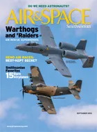 Cover of Airspace magazine issue from September 2012