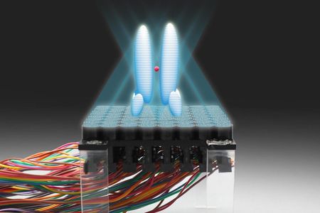 Ultrasonic “tractor beam”
