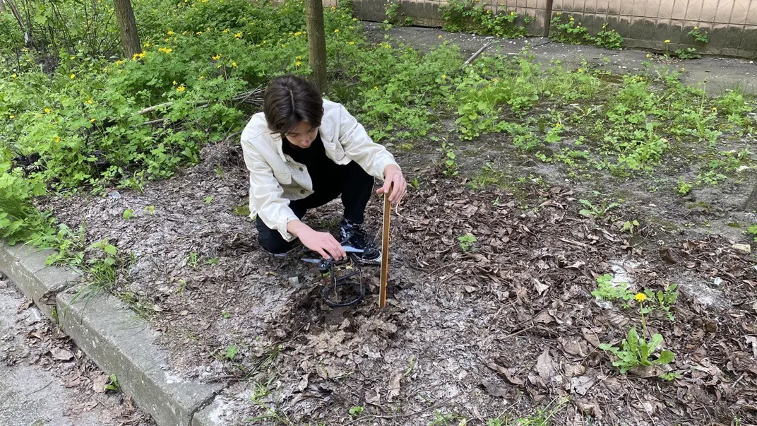 A Ukrainian Teenager Invents a Drone That Can Detect Land Mines