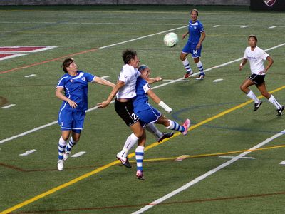 Boston Breakers vs Florida Magic Jack playing in the Women's Professional Soccer (WPS) before the league folded in 2012. 