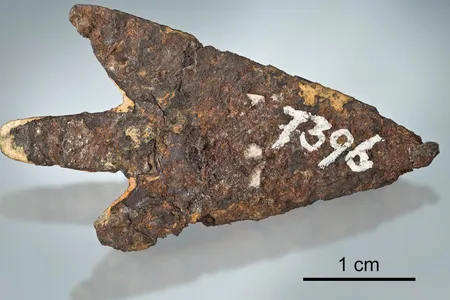 The arrowhead was originally discovered in the 19th century, then stashed away as part of a museum collection. Recently, researchers decided to take another look.