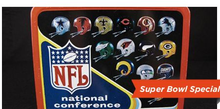 1976 NFL metal lunchbox