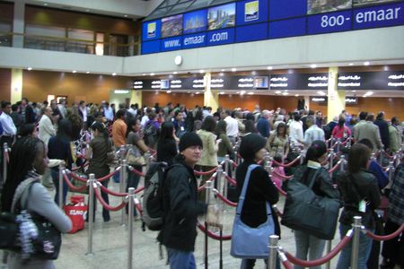 Dubai airport, one of the world’s busiest.