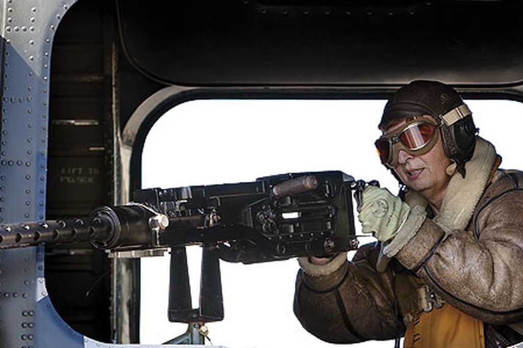 Jamie Stowell the sole female cadet enjoyed her turn at a 50 caliber machine gun Im not a gun nut she says But oh my God Its just astonishing power