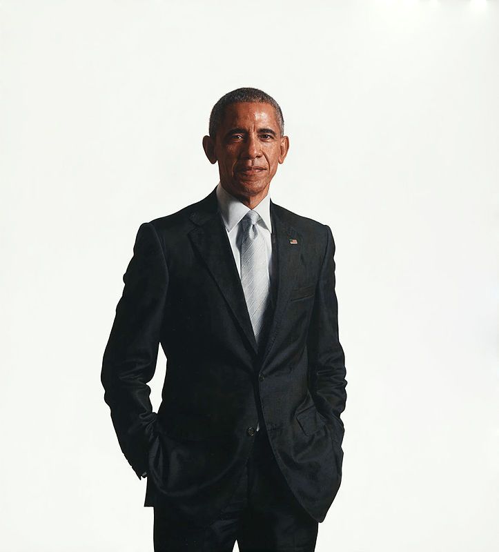 Official portrait of President Barack Obama, painted by Robert McCurdy