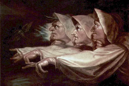 Shakespeare wrote 'Macbeth,' which features three witches, during James I's reign, which also was the time of some of England's most famous witch trials.