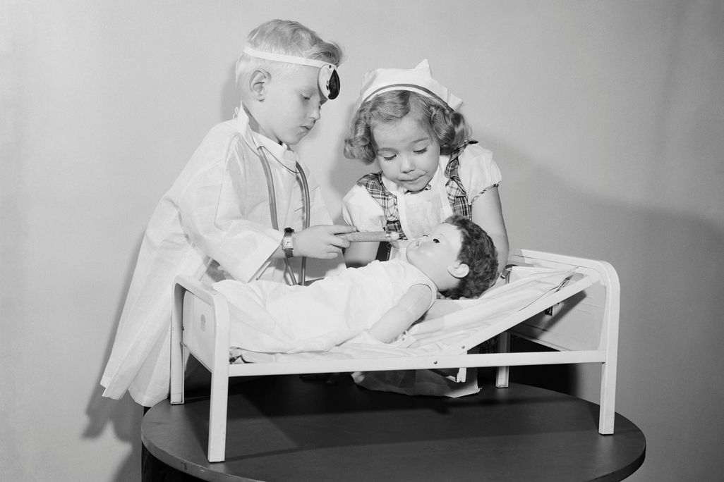 kids playing doctor