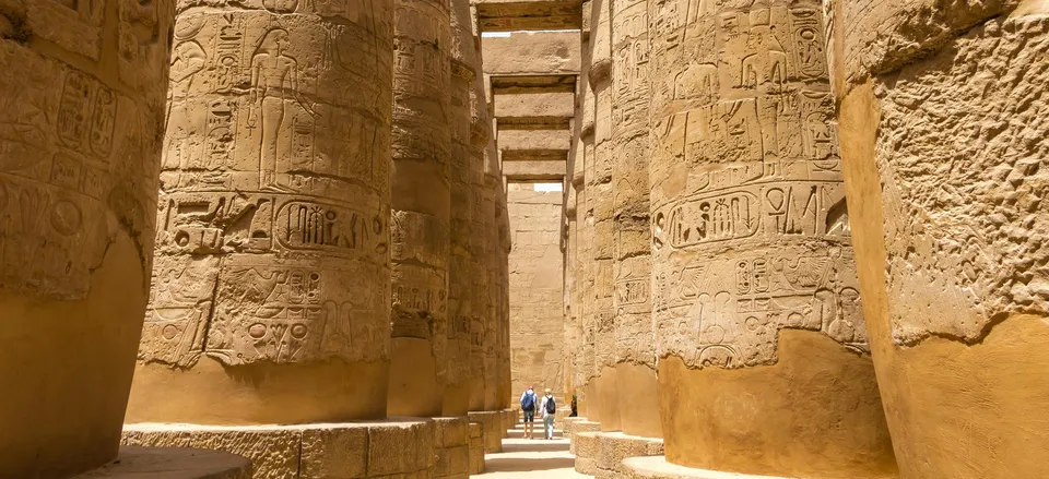  The grand Hypostyle Hall at the Temple of Karnak, Luxor 