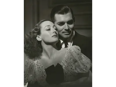 Clark Gable and Joan Crawford by George Hurrell, 1936, Gelatin silver print