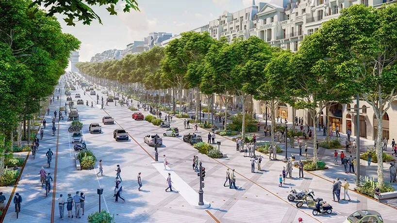 Champs-Élysées rendering
