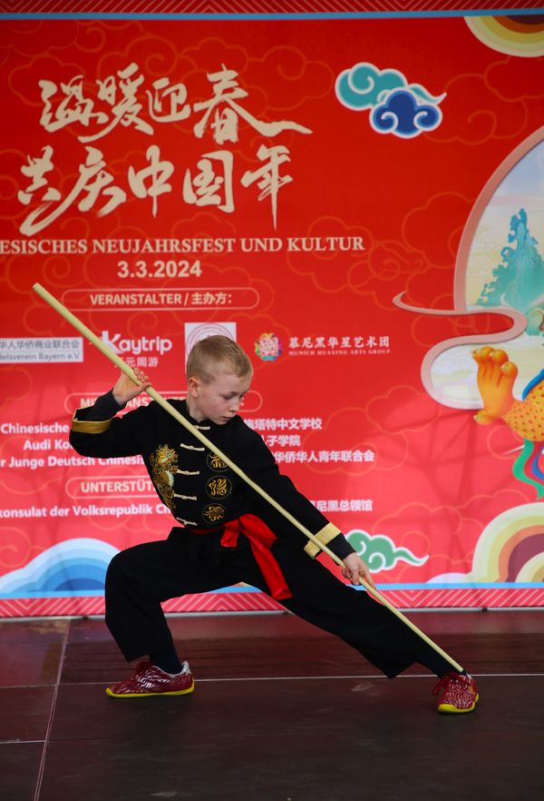 Little german boy performs Chinese Kung Fu thumbnail