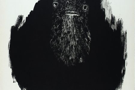 A drawing of a bat.