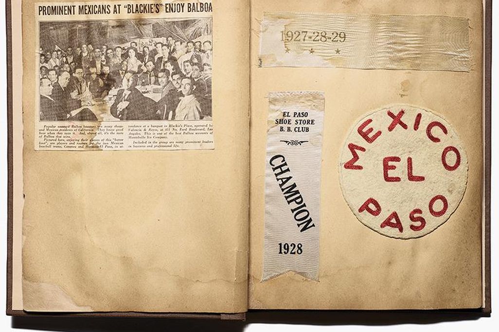 A scrapbook about two baseball players