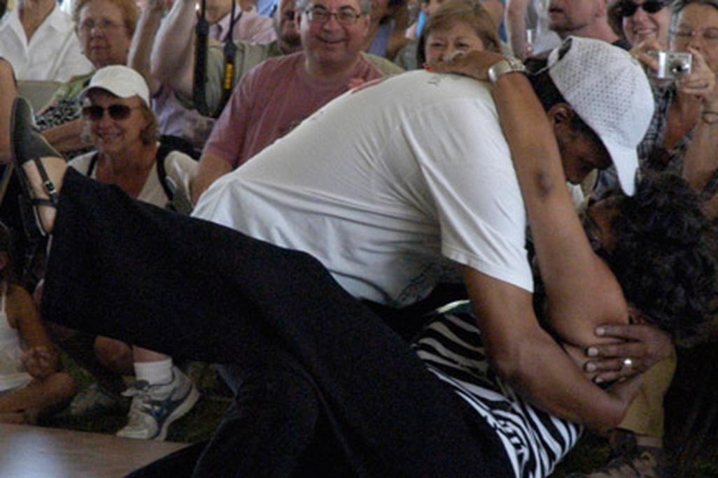 Dancers from the National Hand Dance Association at the 2011 Smithsonian Folklife Festival