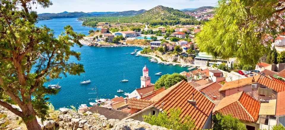  View of Sibenik's coastline 