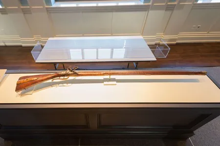 An unknown thief stole the historic rifle in a brazen 1971 heist.