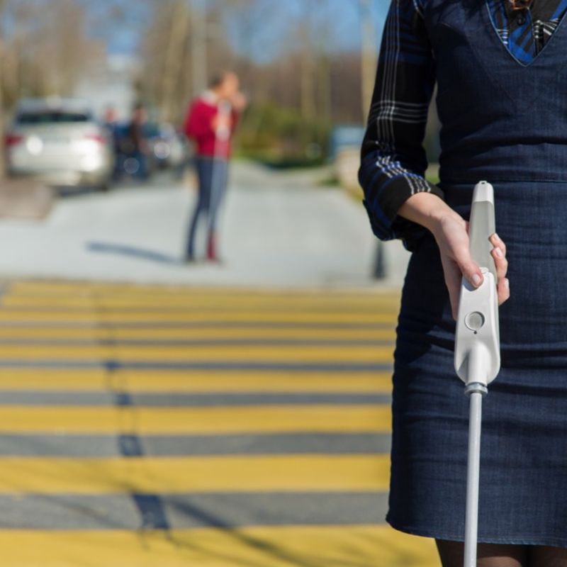 This Smart Cane Helps Blind People Navigate