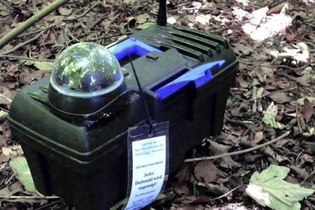 A friendly label, instead of a threatening warning, might cut down on the vandalization and theft of scientific instruments.