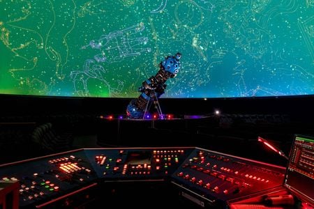 Zeiss Projector in the Albert Einstein Planetarium at the National Air and Space Museum, weeks before being deinstalled.