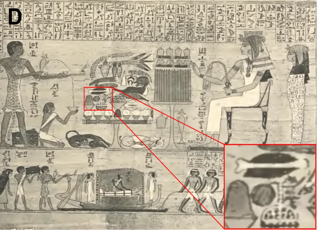 painting found in an Egyptian tomb