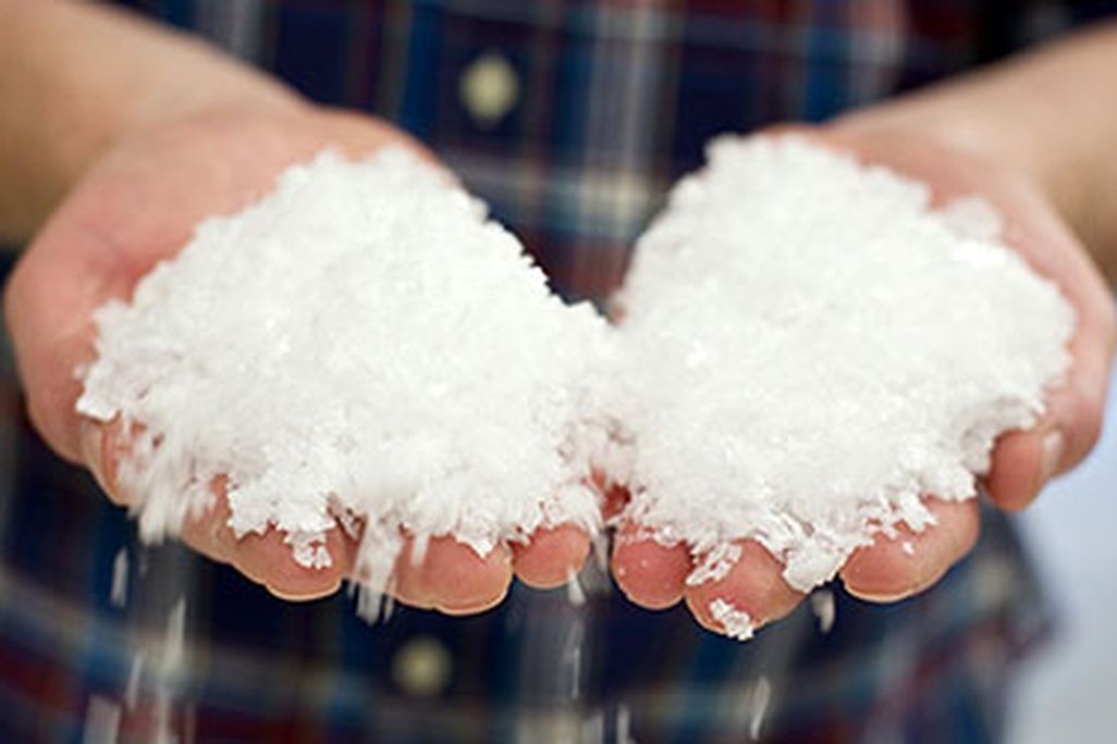 Ben Jacobsen showing off his beloved flake salt