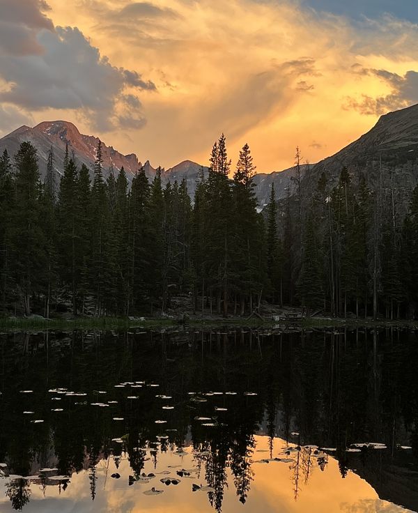 Approaching dusk at Rocky Mountain National Park thumbnail