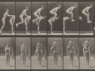 Eadweard Muybridge, Boys Playing Leapfrog