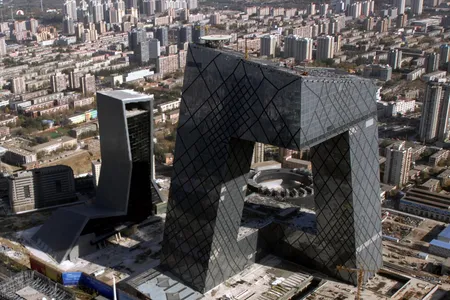 Beijing's CCTV Tower has been compared to a pair of glorious pants. 
