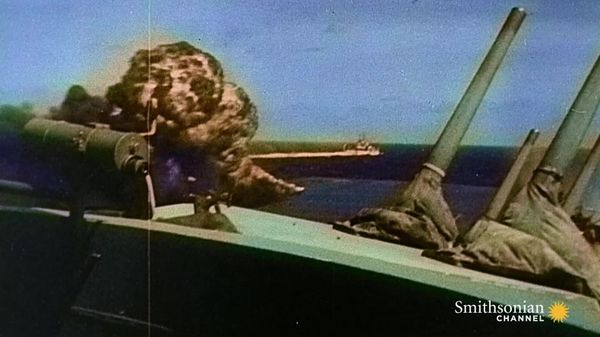 Preview thumbnail for Intense Footage of Kamikaze Attacks During WWII