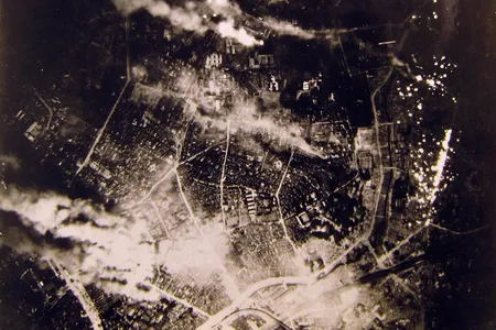 Different night, same result. Tokyo burns during a raid on May 26, 1945. 