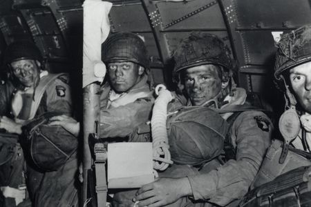 Paratroopers of the U.S. Army’s 101st Airborne Division preparing for their mission on D-Day on the evening of June 5th/6th, 1944.