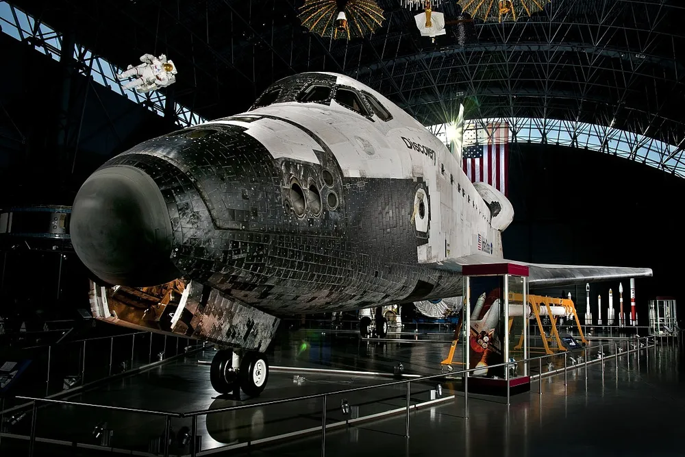 Discovery on view at the Smithsonian