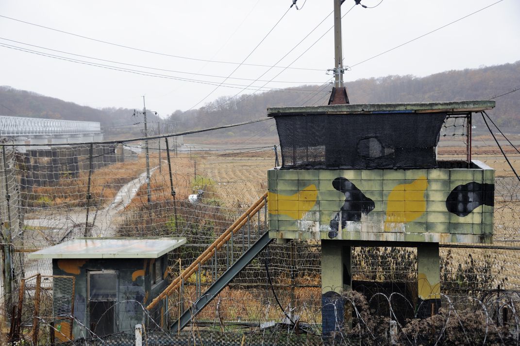 An observation tower in the DMZ