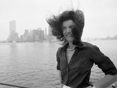 Jackie Kennedy Onassis, New York Harbor in 1976
