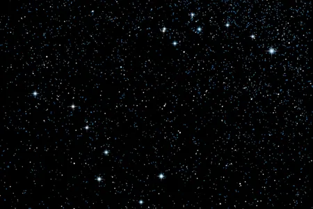 The Ursid meteor shower appears to radiate from the Little Dipper (top right).